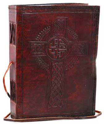 5" x 7" Celtic Cross leather w/ Latch