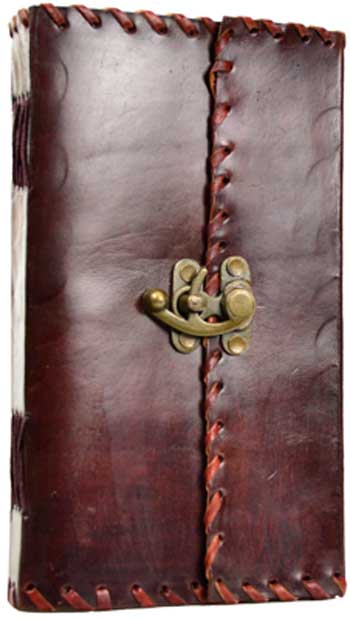 1842 Poetry leather w/ latch - Click Image to Close