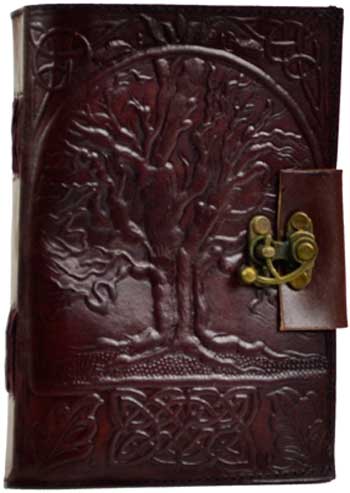 Tree of Life leather w/ latch