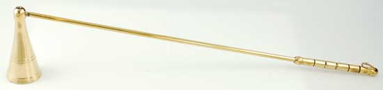 Long Brass Candle Snuffer