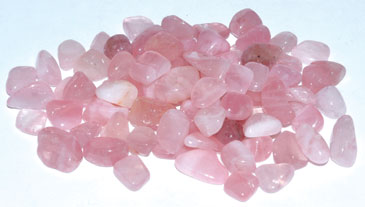 1 lb Rose Quartz tumbled chips 6-8mm - Click Image to Close