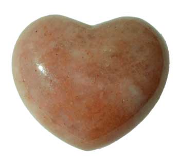 1 3/4" Strawberry Quartz heart