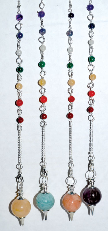 Various 7 Chakra ball pendulum