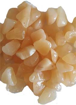 1 lb Orange Calcite tumbled stones - Click Image to Close