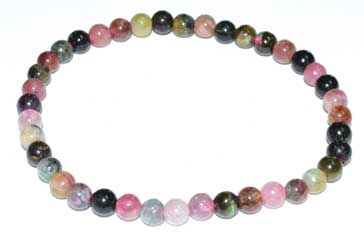 5-7mm Tourmaline, Pink Mix bracelet - Click Image to Close