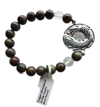 8mm Bloodstone (Seftonite) bracelet