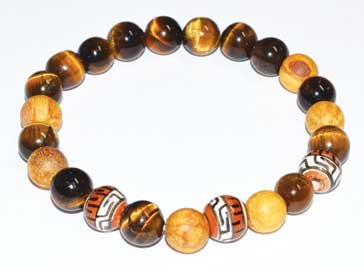 8mm Palo Santo Tiger Eye bracelet - Click Image to Close