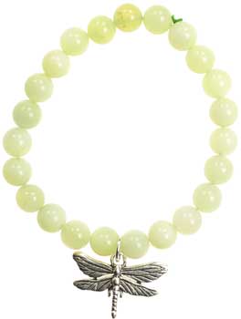 New Jade Serenity Dragonfly silver - Click Image to Close