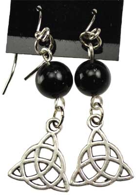 Black Onyx Triquetra - Click Image to Close