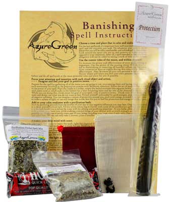 Banishing ritual kit - Click Image to Close