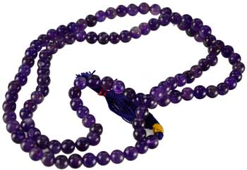 Amethyst Mala 5.5mm - Click Image to Close