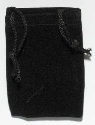 Velveteen 2 x 2 1/2 Black - Click Image to Close