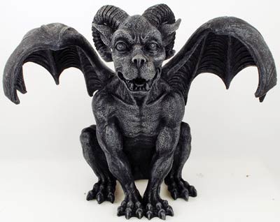 Ram Horned Gargoyle 6" - Click Image to Close